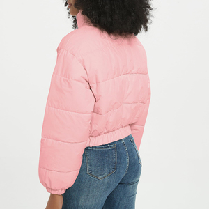 Nuevo diseño de alta calidad totalmente acolchado moda de invierno nueva chaqueta puffer de mujer al por mayor servicio OEM bajo MOQ nueva chaqueta puffer - Product Image 5