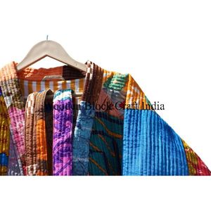 Chaqueta de Moda para Mujer, Acolchada con Estampado Floral, de Algodón Suave de Secado Rápido, para Fiestas Formales, con Relleno de Algodón, Decoración con Cinturón, Cuello en V, para Invierno y Otoño - Product Image 3