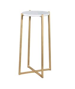 Mesa auxiliar de mármol de hierro con acabado antiguo hecho a mano, estilo de diseño único para decoración de hogar o restaurante, mesas de café - Product Image 6