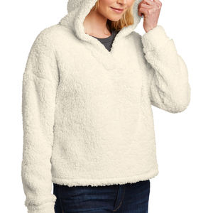 เสื้อฮู้ดทรงหลวมสำหรับผู้หญิงผ้าถักพิมพ์ลายสำหรับฤดูหนาว - Product Image 5