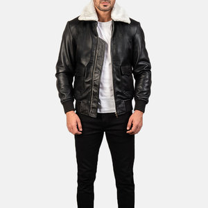 2025 mode nouvelle qualité personnaliser hommes veste en cuir pour hommes Slim Fit élégant 100% Original vestes en cuir - Product Image 1