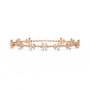 Fabulous 18K <b>Gold</b> Lab Grown Diamond Bracelet & <b>Bangle</b> - Product Image 6