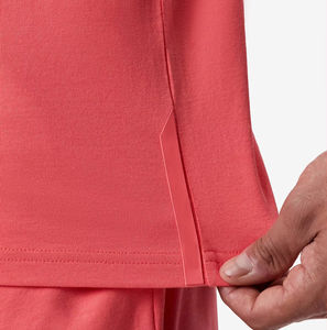 เสื้อยืดผ้าฝ้ายสุดหรู100% สำหรับผู้ชายเสื้อยืดดีไซน์ไหล่ตกดีไซน์แบบออกแบบได้ตามต้องการ - Product Image 6