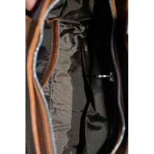Pochette en cuir de vachette avec chaîne décorative pour femmes - Product Image 4