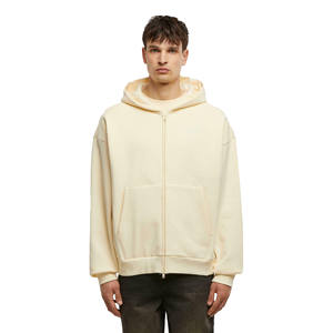 Best Quality Full <b>Zip</b> <b>Hoodie</b> for <b>Men</b> cotton blended and Stylish for Casual Wear and Outdoor Activities <b>Black</b> Lose Fit <b>hoodie</b> - Product Image 2