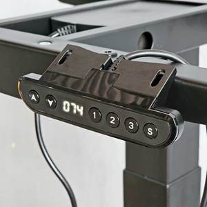 Ergonomic Single-Column 3-Joint <b>Adjustable</b> Height <b>Table</b> <b>Leg</b> ERD-1110 Industrial Design Style - Product Image 6