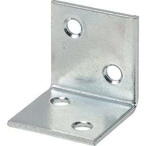Soportes de ángulo recto VORMANN de zinc azul de ángulo amplio, de 60 mm de dimensión y longitud de patas, paquete de 20 - Product Image 1