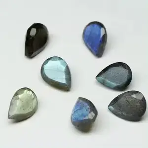 Best Choice New Product 2024 Natural 6x9mm Labradorite Faceted Pear Cut Loose Gemstone At Factory Price Stones Alibaba India