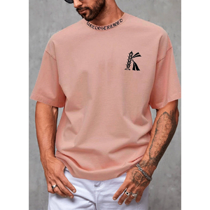 Custom Oversized Screen Printed <b>Logo</b> T-Shirt for Men 100% Cotton Breathable Streetwear Outdoor Style Tee - Product Image 1
