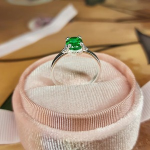 Handmade Vintage 925 Sterling Silver Lab Stone Emerald Cut Bezel Setting Gold Plated Engagement <b>Ring</b> for Women <b>Indian</b> Weddings - Product Image 4