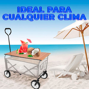 Cubierta Plegable de Madera para Remolque, Cubierta Desechable para Mesa de Camping - Product Image 5