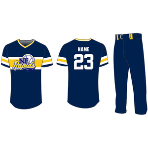 Camiseta de Béisbol Sublimada Personalizada con Bordado, Manga Corta, para Hombres, Mujeres y Jóvenes, Venta Caliente - Product Image 1