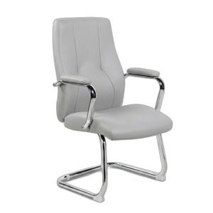 ใหม่ York Grey Eco-Leather สำหรับห้องรอเป็นมิตรต่อสิ่งแวดล้อมวัสดุ PU โลหะเหล็กห้างสรรพสินค้าโรงเรียนสำนักงานโรงพยาบาลสนามบิน - Product Image 1