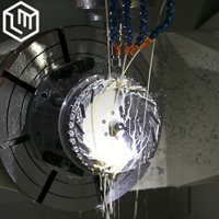 Service de fraisage CNC 5 axes sur mesure pour roues à pales de turbine de précision utilisées dans la ventilation et le mélange industriels