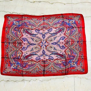 Custom Made Designer Vintage <b>Silk</b> <b>Scarves</b> Screen Printed Art You Can Wear for Daily Festive & Formal Styling for Gifting - Product Image 1