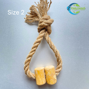 Respetuoso con el medio ambiente para mascotas como perros, gatos, hámsteres,... 100% Exportación de material natural de Vietnam COFFEE MADERA TUG - Product Image 3