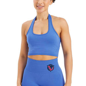 เสื้อยืดครอปแห้งเร็วสำหรับผู้หญิงเสื้อครอปสำหรับเล่นกีฬาโยคะเสื้อผ้าออกกำลังกายในยิมฤดูร้อน - Product Image 3