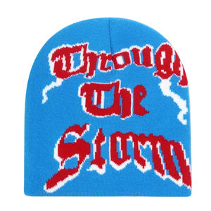 Gorro de punto cálido, gorro personalizado de invierno para exteriores, tamaño ajustable, hombres, mujeres, ropa de calle informal todos los días - Product Image 1