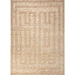 Alfombras de Yute y Cáñamo Tejidas a Mano con Patrón Geométrico Gris Tomillo y Negro para Uso Doméstico-Pkjt-72 - Product Image 1