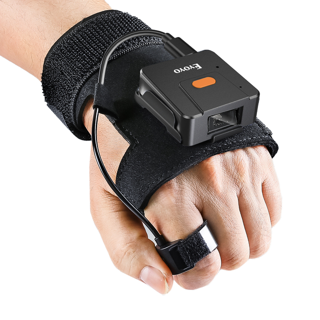 Eyoyo EY-027L Portable Wristband Wearable Bluetooth 2.4G Wireless 1D Barcode Scanner Work With Tablet iPhone Android IOS PC
