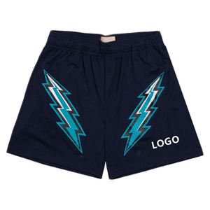 Hot Summer <b>Men's</b> Custom Made Casual Mesh <b>Shorts</b> Solid Style Anti-Wrinkle Eco-Friendly Hot Selling Digital Printing Sublimation - Product Image 3