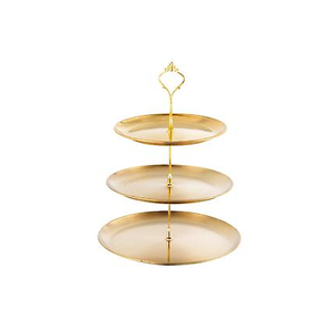 Base para Pastel de Latón de Primera Calidad, Diseño de Lujo de 2 Niveles, Artesanía de Alta Calidad, Artículo Decorativo para el Hogar y Hoteles - Product Image 5