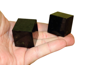 ก้อนพลอยทัวร์มาลีนสีดำคุณภาพสูงทรงลูกบาศก์คริสตัลทรงเรขาคณิตศักดิ์สิทธิ์หินเรกิรักษาสมบัติทางเรขาคณิตที่เลื่อนลอย - Product Image 3