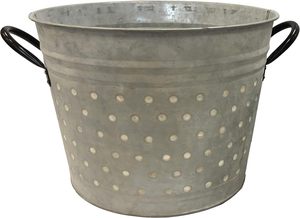 Vente en gros Fabricant exportateur Vase à fleurs fantaisie en métal galvanisé Nouveau design Articles ménagers décoratifs pour le salon et le camping - Product Image 5
