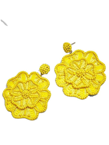 Pendientes de Loro Bordados a Mano con Cuentas, con un Toque de Lujo, Última Moda de la India - Product Image 2