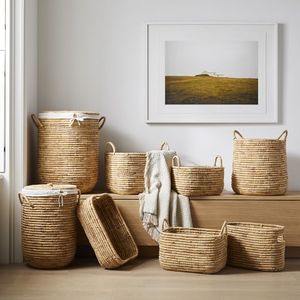 100% Natural <b>Seagrass</b> <b>Storage</b> <b>Basket</b> Eco-friendly <b>Basket</b> <b>Seagrass</b> <b>Basket</b> Home Decoration Vietnamese Manufacturer ODM/OEM - Product Image 5