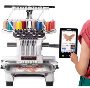 SET COMPLETO PR1050X Máquina de bordar casera de 10 agujas Original Nuevo con agujas e hilos gratis - Product Image 1