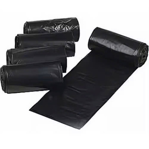 Bolsa de basura de plástico fuerte, barata y de alta calidad en forma de rollo negro - Product Image 6