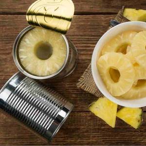 Prix le moins cher ananas tranches de fruits en boîtes en gros ananas tranchés en conserve vente directe en usine - Product Image 4