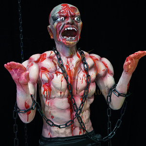 Modèle de fantôme <span class=keywords><strong>d</strong></span>'<span class=keywords><strong>horreur</strong></span> zombie terrible pneumatique Animatronic <span class=keywords><strong>d</strong></span>'intérieur pour maison hantée centre commercial parc <span class=keywords><strong>d</strong></span>'aventure ou aéroport - Product Image 1