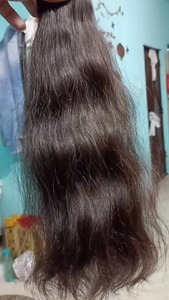 Meilleure qualité 100% vierge crue indienne extensions de cheveux humains simple donneur Remy cheveux Double trame faisceaux - Product Image 4