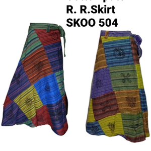 Venta al por mayor Lote Hermosas Faldas Vintage de Mandala de Algodón Indio Mujeres Wrap-around Long Mini Plus Size Chifón Maternidad Natural - Product Image 1