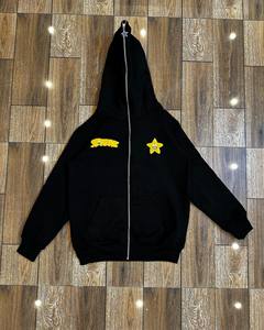 เสื้อฮู้ดคอตตอนผ้า100% เทอร์รี่โอเวอร์ไซส์แบบดิจิตอลสำหรับการทอผ้าพิมพ์พัฟในฤดูหนาว - Product Image 1