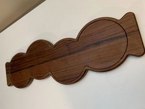 Elegante plato de madera para servir, tabla para pan y queso, desayuno, comida, bar, cocina, hogar, decoración, regalos de boda, restaurante - Product Image 5