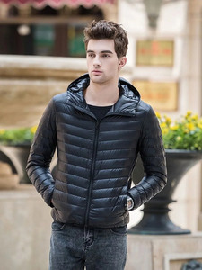 Veste rembourrée en velours côtelé de haute qualité pour hommes - Product Image 3