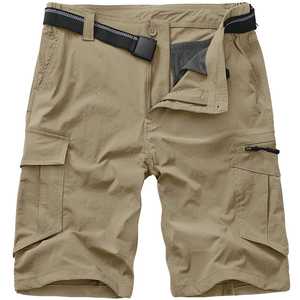 กางเกงขาสั้นหลายกระเป๋าใส่สบายสำหรับผู้ชายกางเกงขาสั้นคาร์โก้ของผู้ชายดีไซน์ตามสั่งกลางแจ้งสวมใส่สบาย - Product Image 3