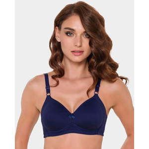 Soutien-gorge minimiseur sans armatures en coton 430 rembourré, push-up, confortable, respirant, fermeture à crochets, décoration à nœud, réglable, multicolore - Product Image 3