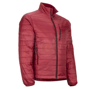 Veste matelassée de créateur personnalisée pour hommes pour le printemps, tissu respirant à capuche épais et imperméable de haute qualité, fermeture à glissière, hiver chaud - Product Image 2