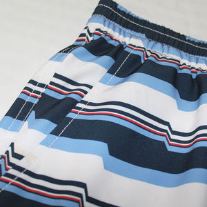 Custom Printed Graphic Logo Casual Fitness Beach Shorts Double <b>Layer</b> Sublimation Men's Swimming Short - Product Image 3