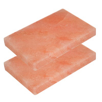 2025 carreaux de brique de sel rose de l'Himalaya naturel variétés rouge foncé pour l'artisanat, le sel de table brut, la lampe sculptée et la décoration