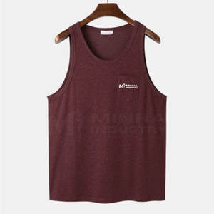 เสื้อกล้ามผู้ชายทำจากวัสดุที่ดีที่สุดเสื้อกล้ามออกแบบโลโก้ได้ตามต้องการ - Product Image 1