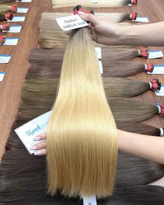 Extensions de cheveux de nombreuses couleurs en vrac lisses de meilleure qualité, 100% cheveux bruts vietnamiens sans perte, sans emmêlement ni désordre - Product Image 1