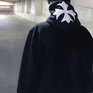 Fabricants de vêtements pour hommes avec logo personnalisé OEM Sportswear Sweats à capuche épais de haute qualité à fermeture éclair complète sweats à capuche à impression bouffante 3d - Product Image 4