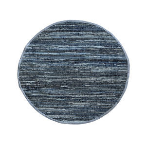 Alfombra Artesanal de Lana Tejida a Mano, Diseño Geométrico Moderno y Acolchado para Uso en el Hogar, que Infunde un Toque Natural al Espacio - Product Image 5