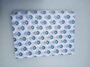 Tissu imprimé floral indien fait à la main en coton Voile pour femmes robes d'été Robes chemises - Product Image 5