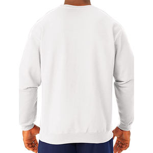 เสื้อสเวตเชิ้ตคอกลมผ้าฝ้ายเนื้อหนา |   เสื้อพูลโอเวอร์สีดำเรียบแบบยูนิเซ็กซ์ |   เสื้อฟลีซทนทานสำหรับตลาดขายส่ง - Product Image 3